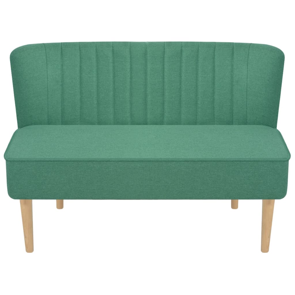 stofsofa 117x55,5x77 cm grøn