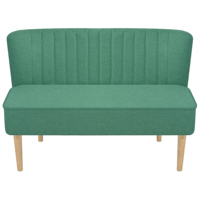 stofsofa 117x55,5x77 cm grøn