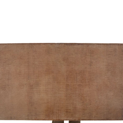 sofabord i massivt grantræ 91 x 51 x 38 cm brun