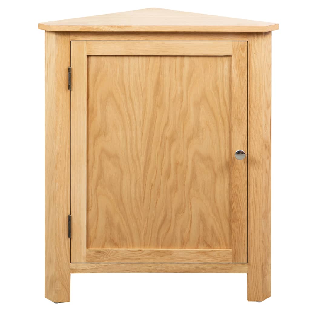 hjørneskab 59 x 45 x 80 cm massivt egetræ