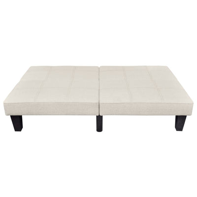 sovesofa justerbar beige