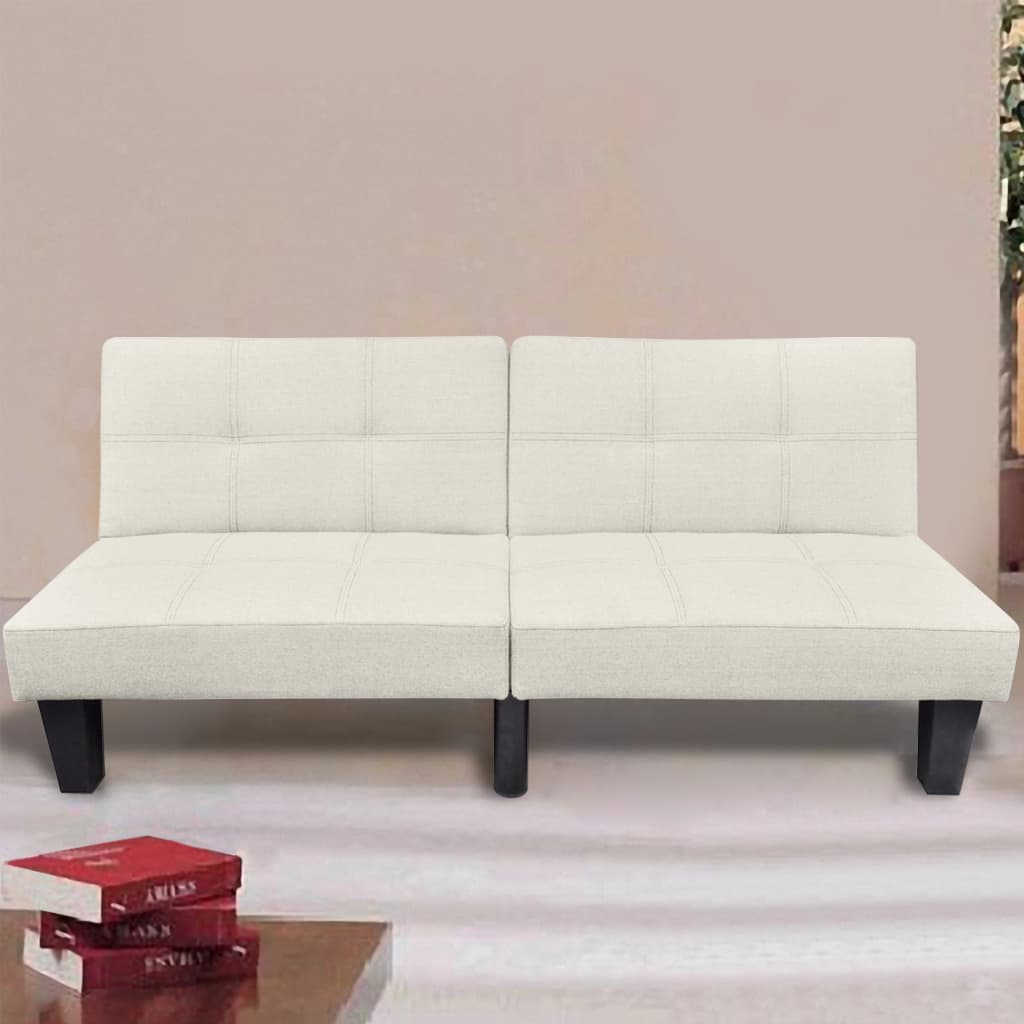 sovesofa justerbar beige