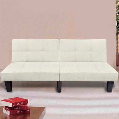 sovesofa justerbar beige