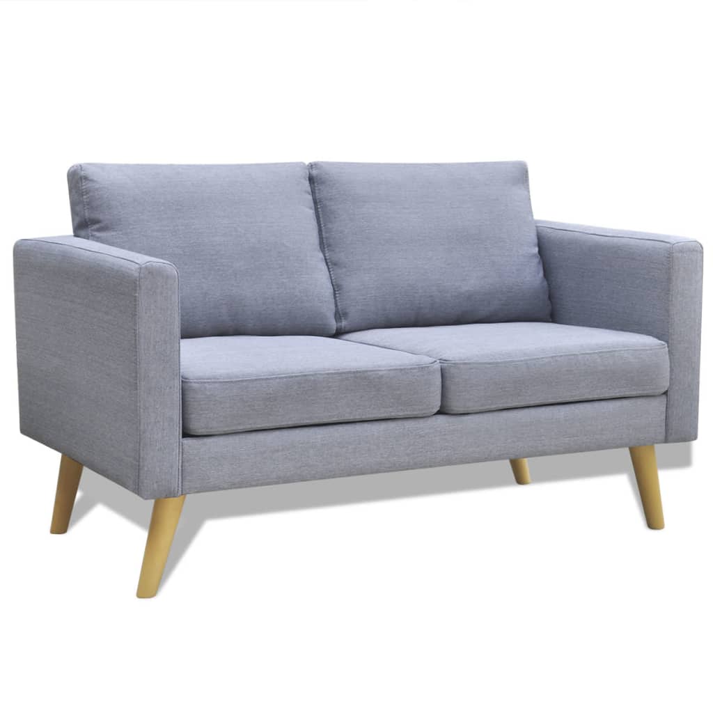 sofasæt 2-pers. og 3-pers. sofa stof lysegrå