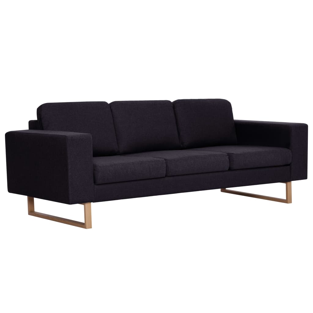 3-personers sofa i stof sort