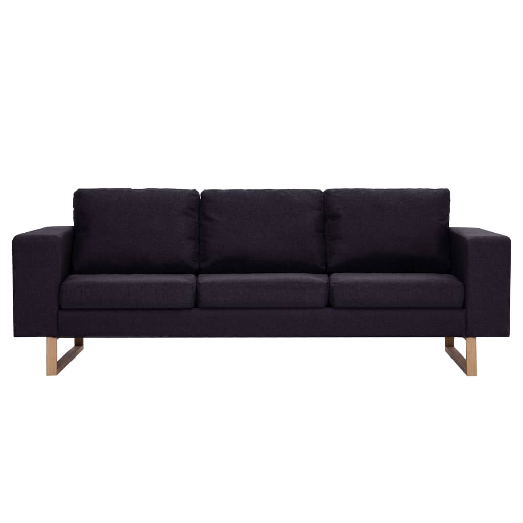 3-personers sofa i stof sort