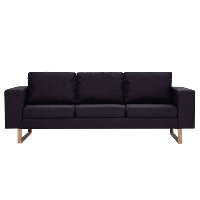 3-personers sofa i stof sort