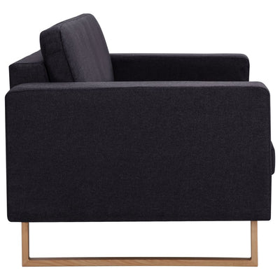 3-personers sofa i stof sort