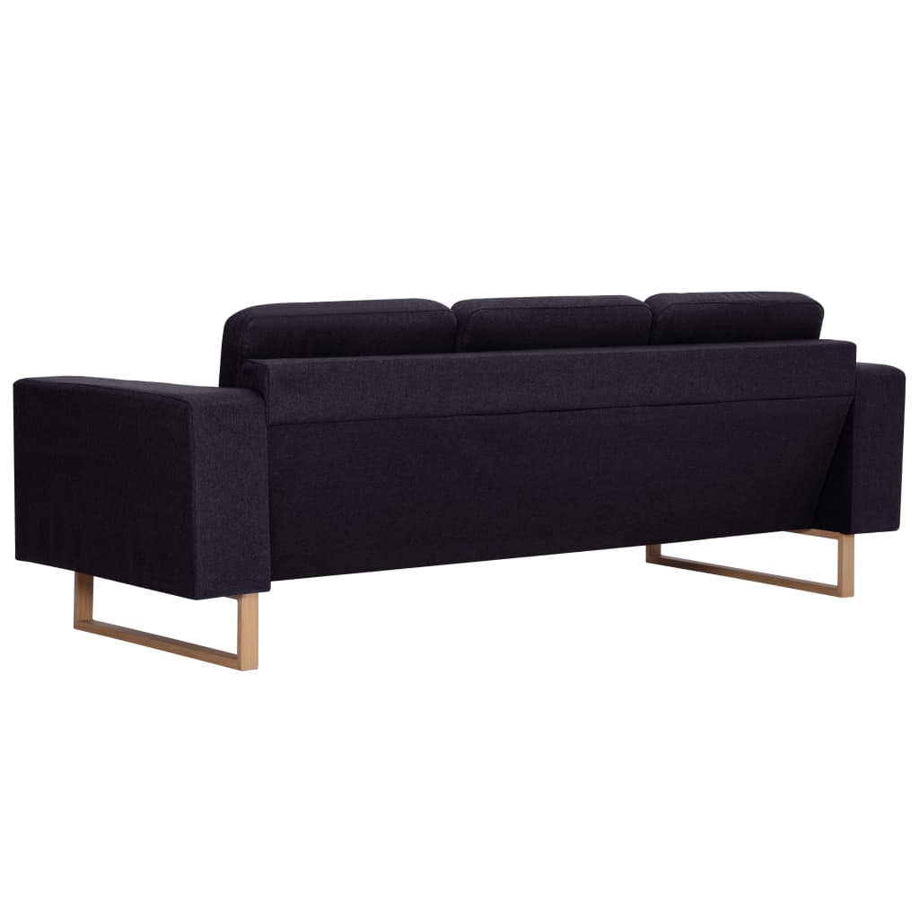 3-personers sofa i stof sort