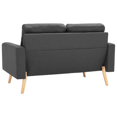 2-personers sofa stof mørkegrå