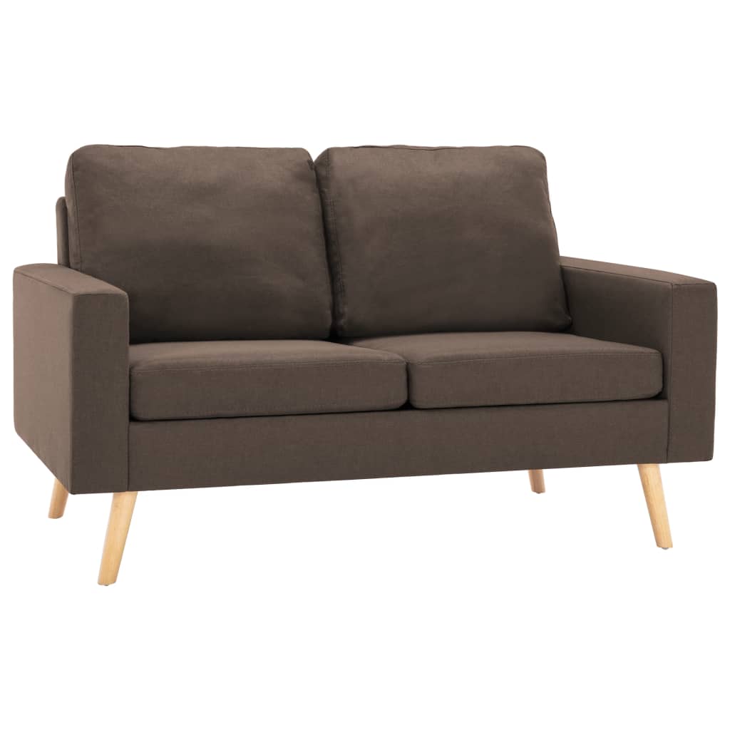 2-personers sofa stof brun