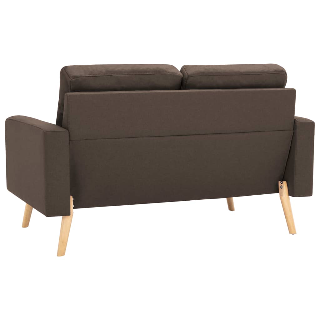 2-personers sofa stof brun