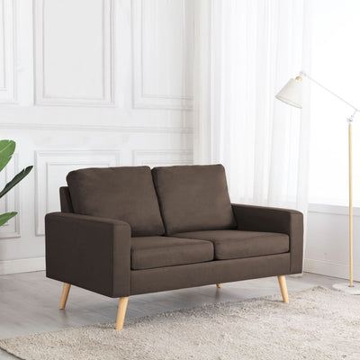 2-personers sofa stof brun