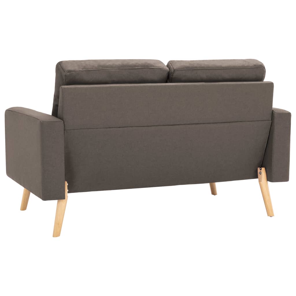 2-personers sofa stof gråbrun