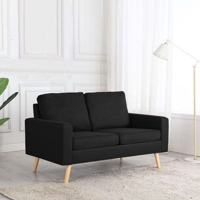 2-personers sofa stof sort