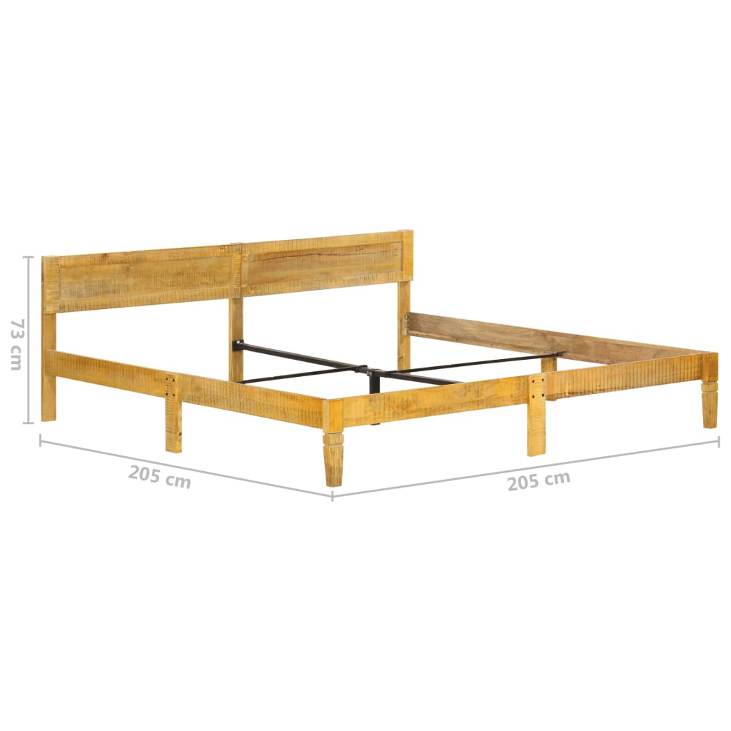 sengestel 200 cm massivt mangotræ