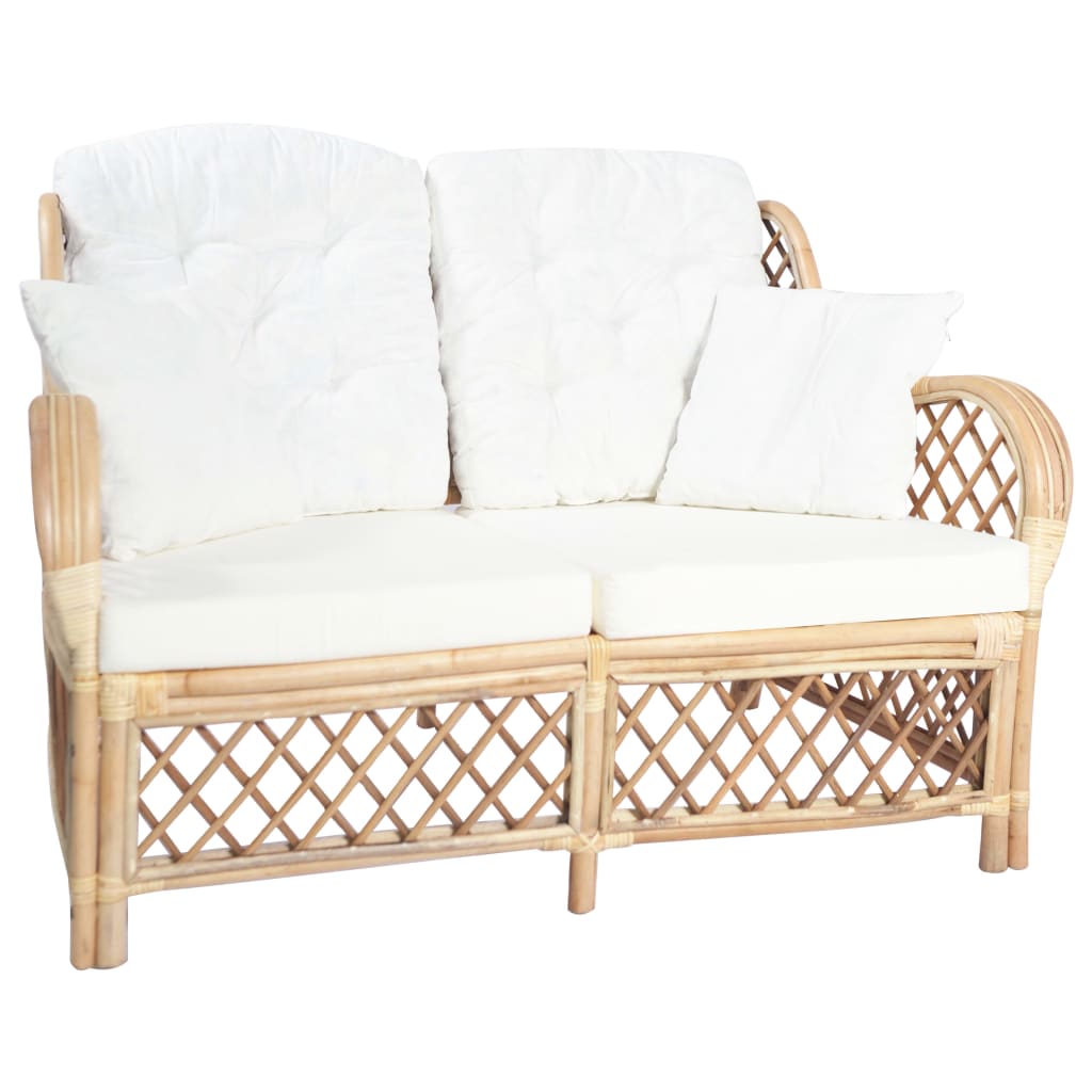 2-personers sofa rattan