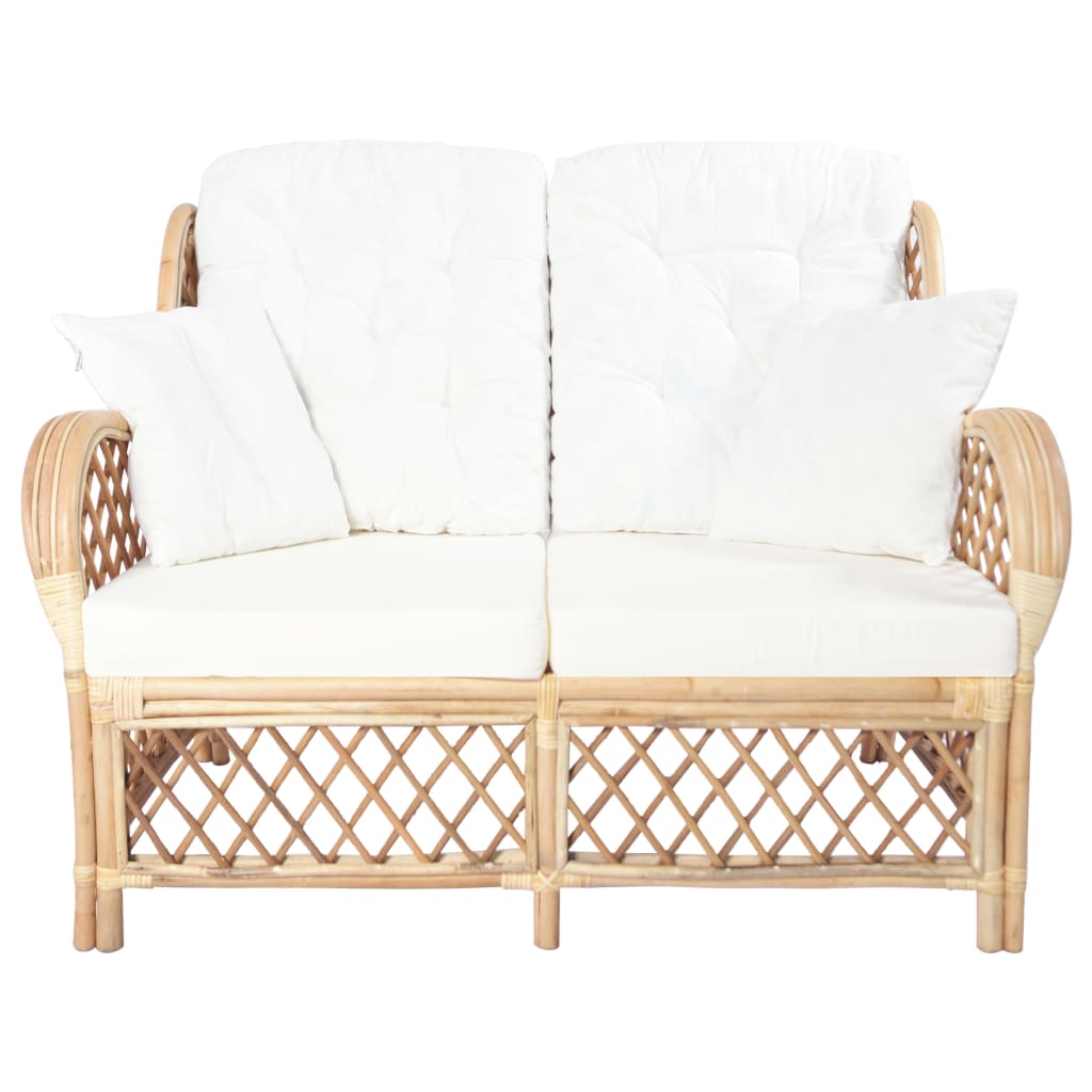 2-personers sofa rattan