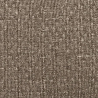 Sengeramme uden madras Taupe 120x200 cm Stof