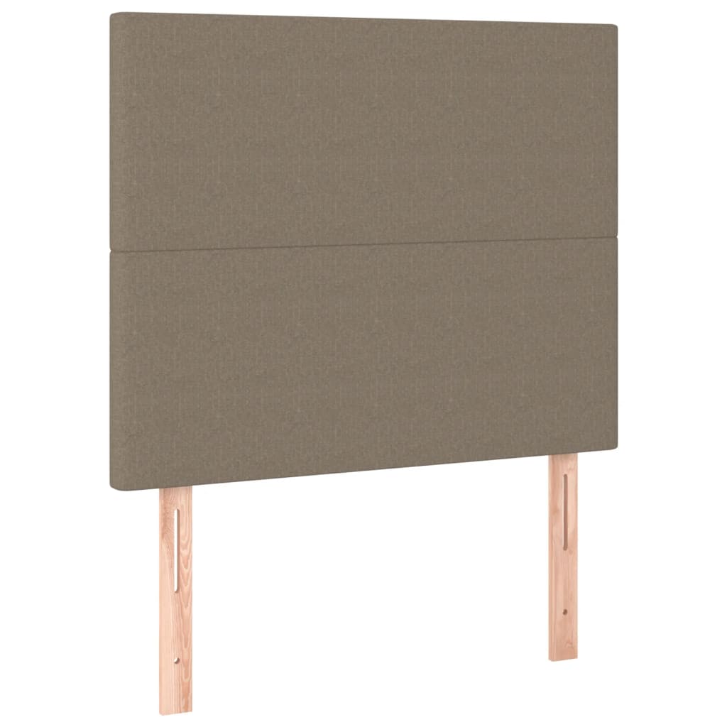 Sengeramme uden madras Taupe 100x200 cm Stof