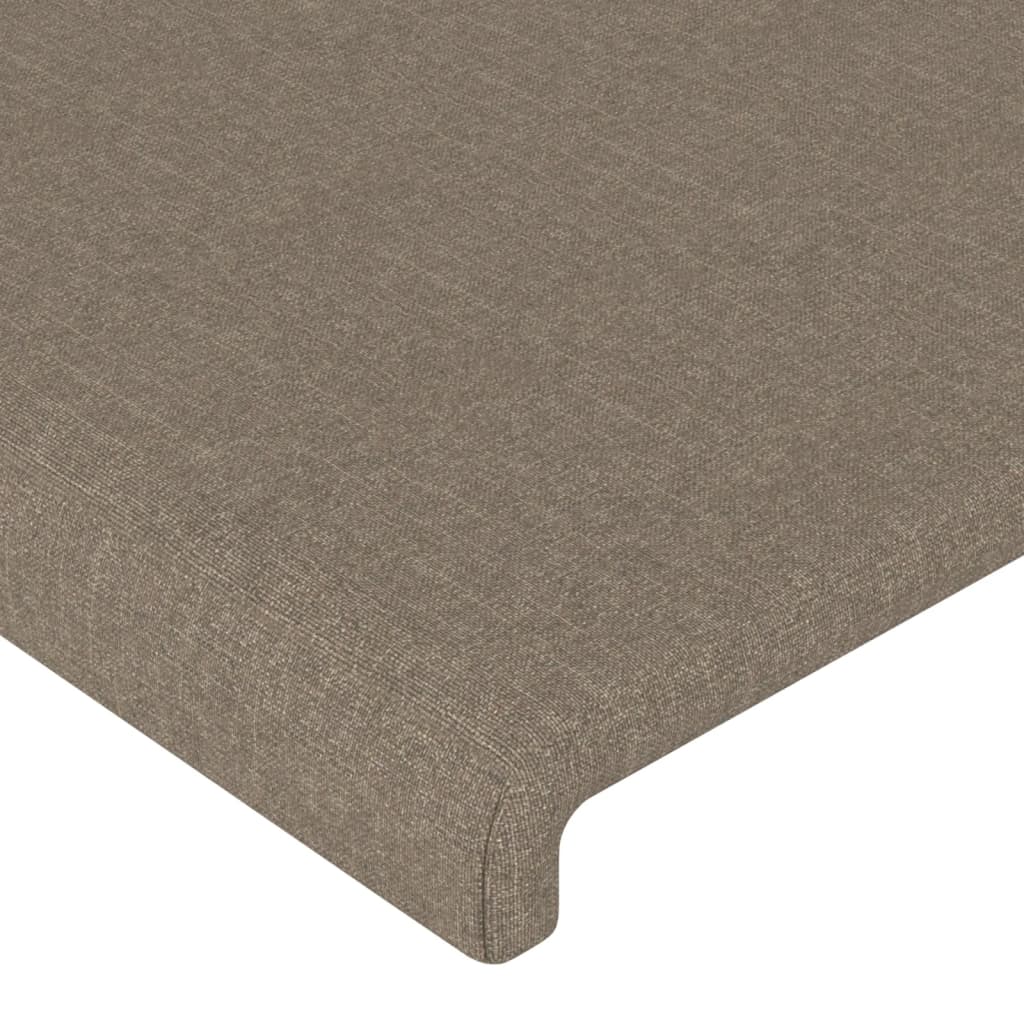 Sengeramme uden madras Taupe 100x200 cm Stof