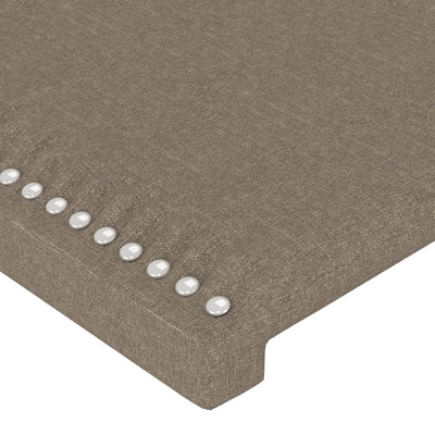 Sengeramme uden madras Taupe 100x200 cm Stof