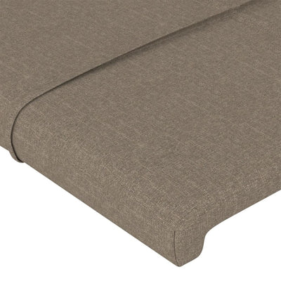 Sengeramme uden madras Taupe 100x200 cm Stof