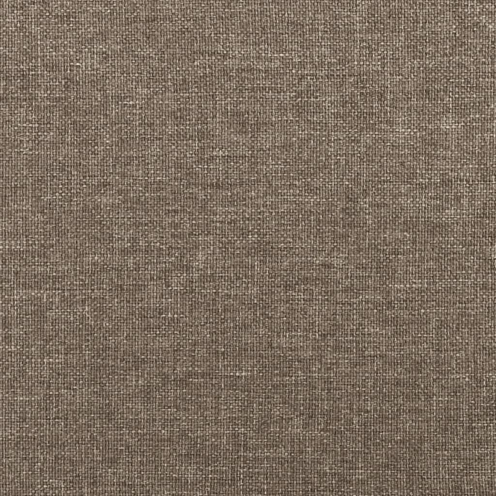 Sengeramme uden madras Taupe 100x200 cm Stof