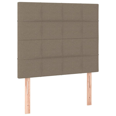 Sengeramme uden madras Taupe 120x200 cm Stof