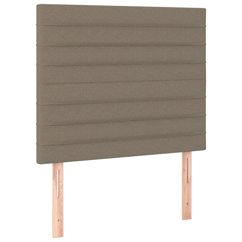 Sengeramme uden madras Taupe 100x200 cm Stof