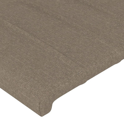 Sengeramme uden madras Taupe 100x200 cm Stof