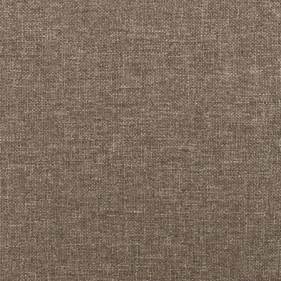 Sengeramme uden madras Taupe 120x200 cm Stof