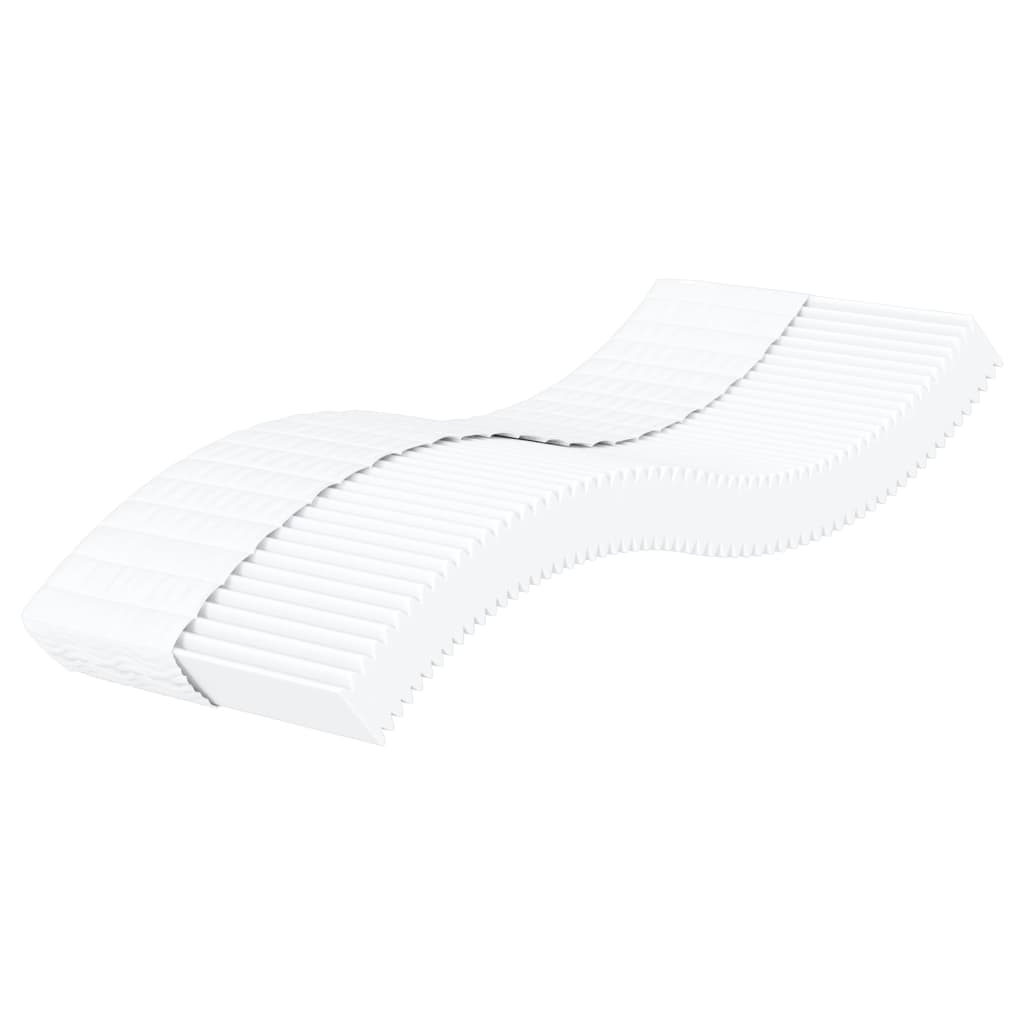 daybed med madras 90x200 cm stof cremefarvet