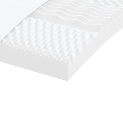 daybed med udtræk og madras 100x200 cm stof mørkegrå