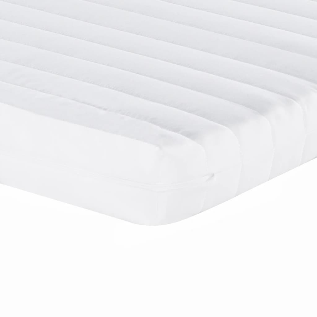 daybed med udtræk og madras 100x200 cm velour lyserød