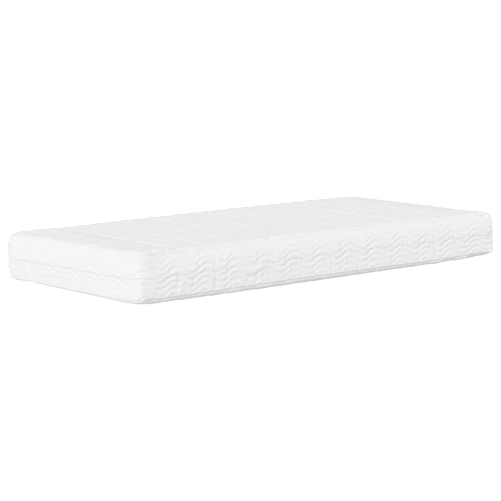 daybed med madras 90x200 cm stof mørkegrå
