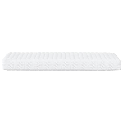 daybed med madras 90x200 cm stof cremefarvet