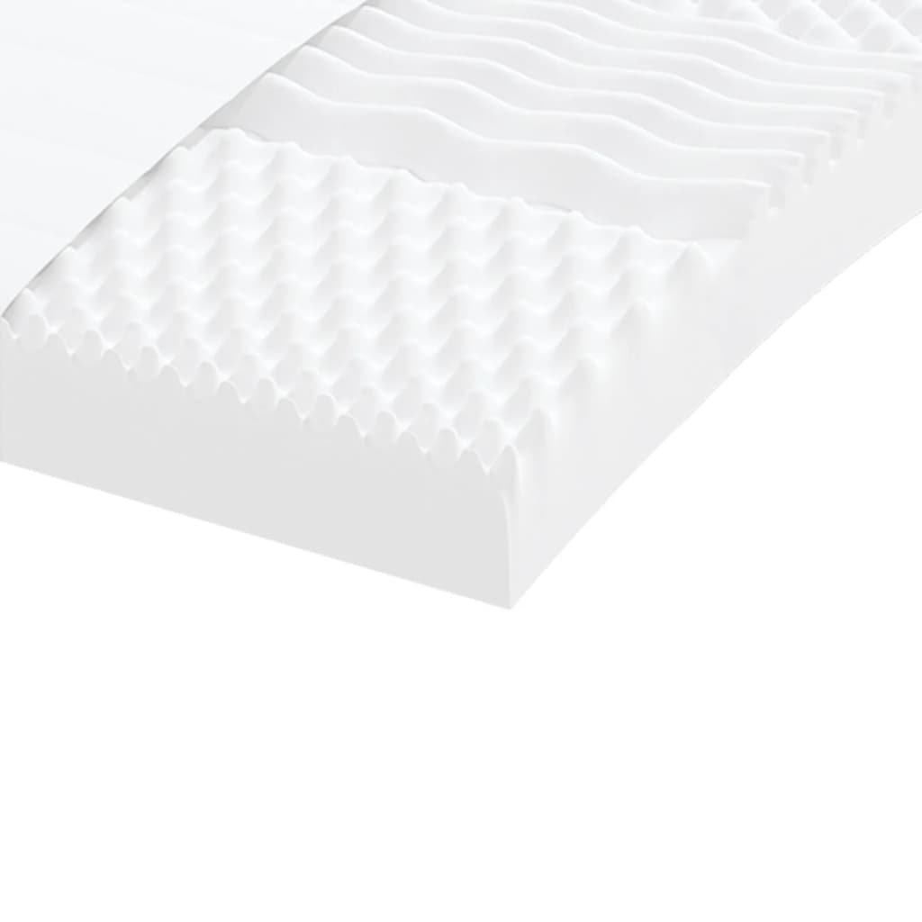 daybed med udtræk og madras 100x200 cm stof mørkegrå