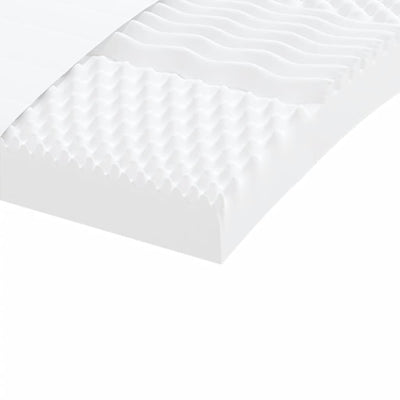 daybed med udtræk og madras 100x200 cm stof gråbrun