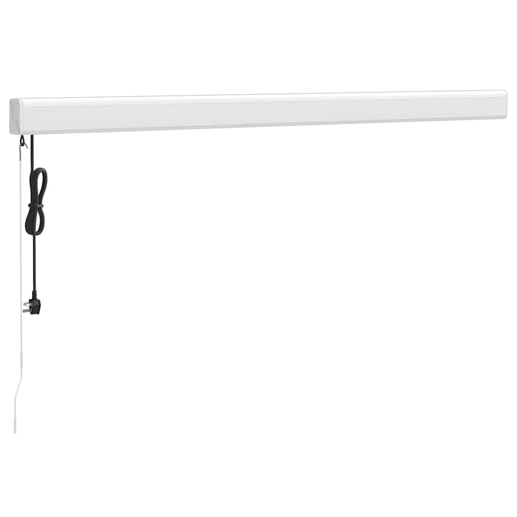 foldemarkise 3,5x2,5 m stof og aluminium cremefarvet