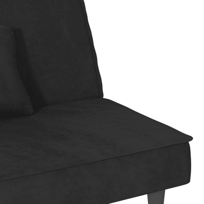 sovesofa velour sort