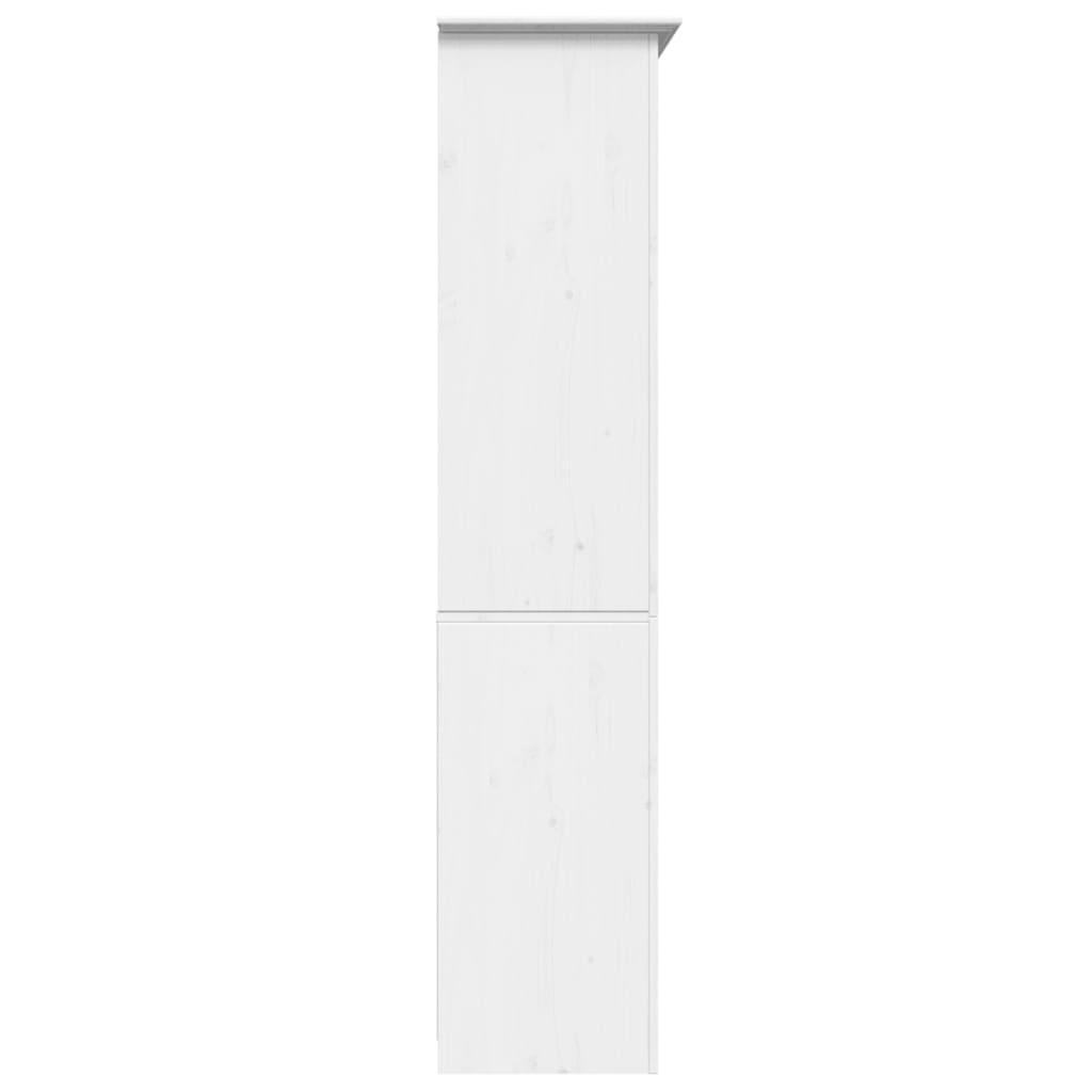 bogreol BODO 82x40x173 cm massivt fyrretræ hvid