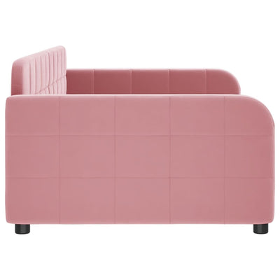 daybed 100x200 cm velour pink