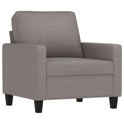sofasæt 4 dele med hynder stof gråbrun