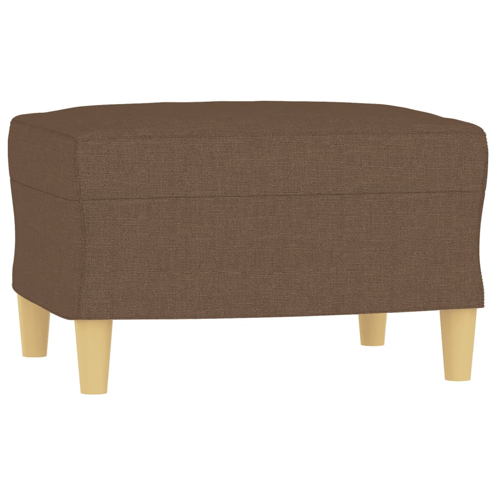 sofasæt 4 dele med hynder stof brun