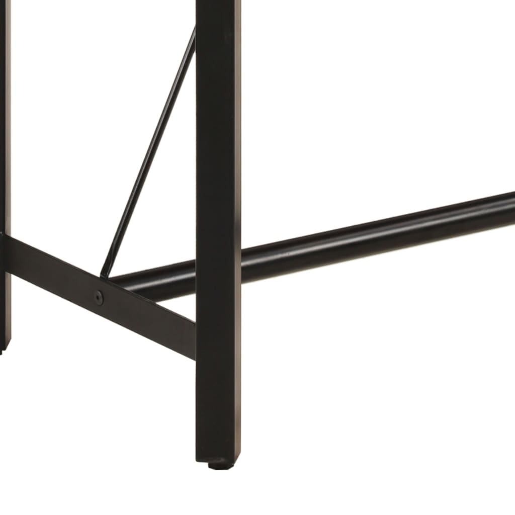 barbord 180x70x107 cm massivt mangotræ og jern