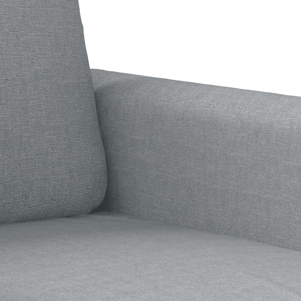 3-personers sofa 180 cm stof lysegrå