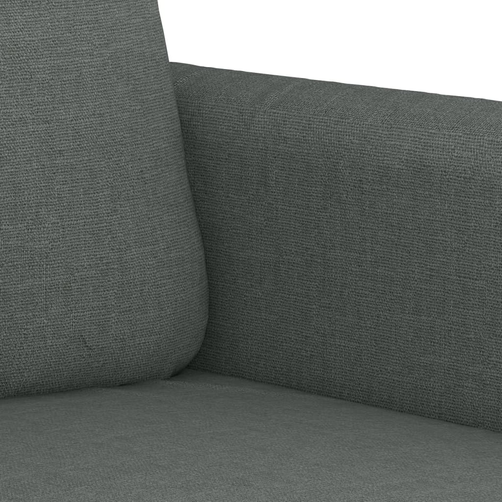 3-personers sofa 180 cm stof mørkegrå