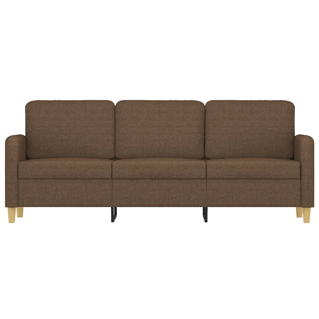 3-personers sofa 180 cm stof brun