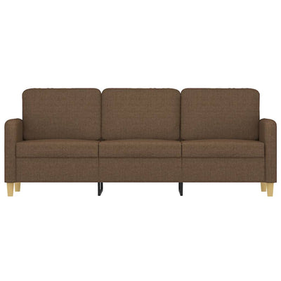 3-personers sofa 180 cm stof brun